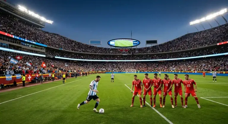 Argentina mod Schweiz: Messi Jagter Historisk Back-to-Back