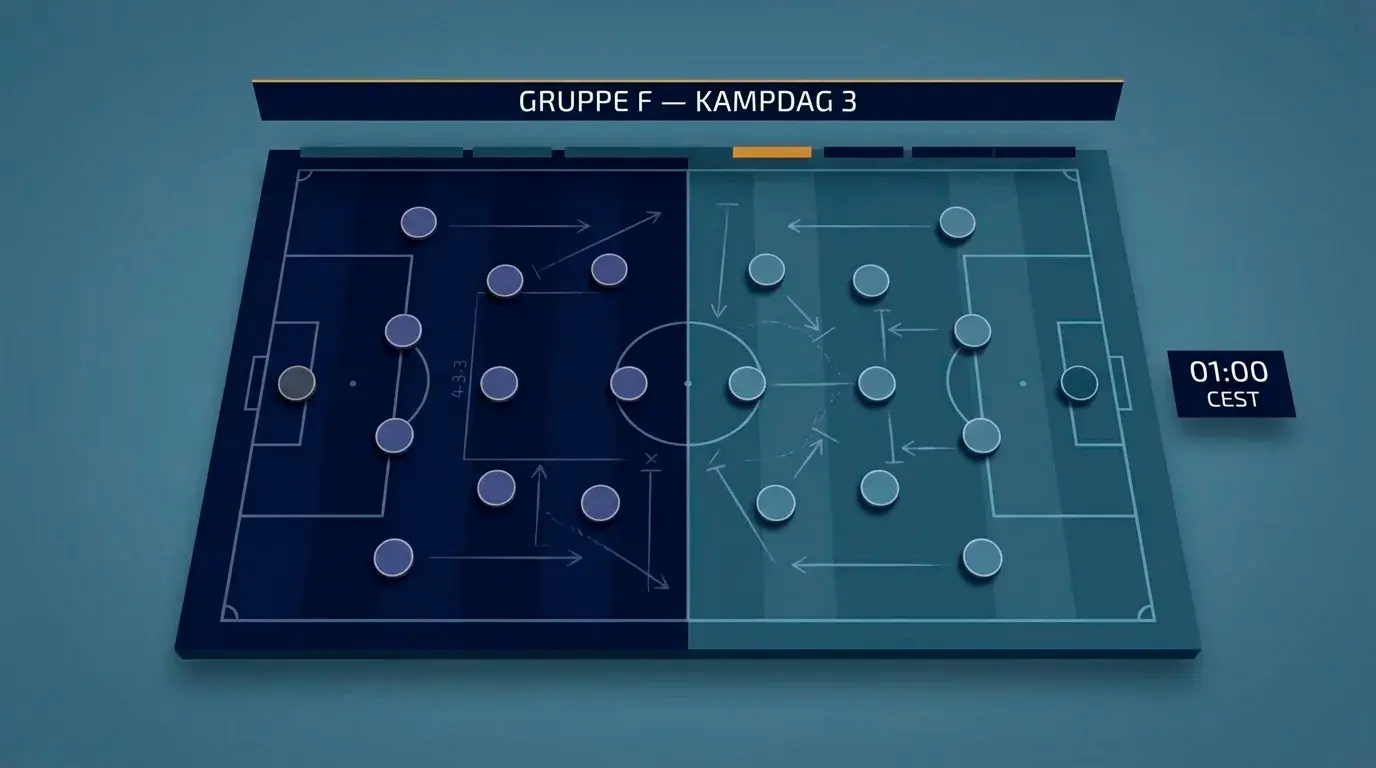 Preview af Japan vs Sverige i VM 2026 Gruppe F med taktisk opstilling og odds