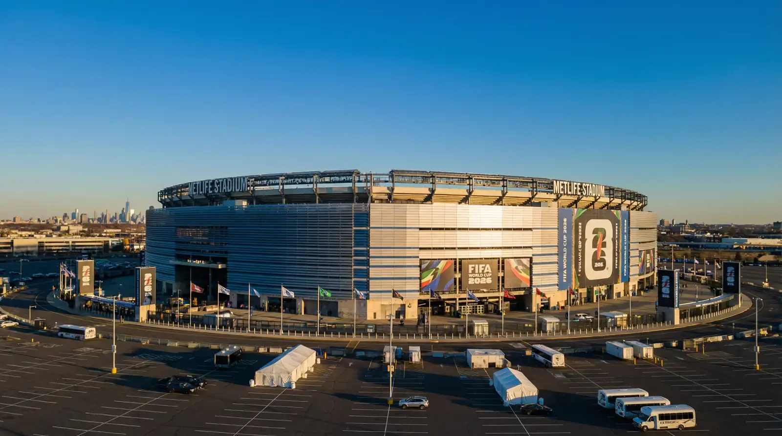 MetLife Stadium i New Jersey der huser VM 2026 finalen den 19. juli