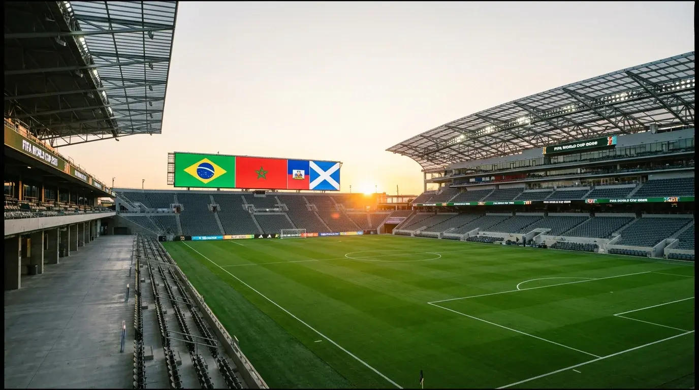 VM 2026 Gruppe C med Brasilien, Marokko, Haiti og Skotland i nordamerikansk turnering