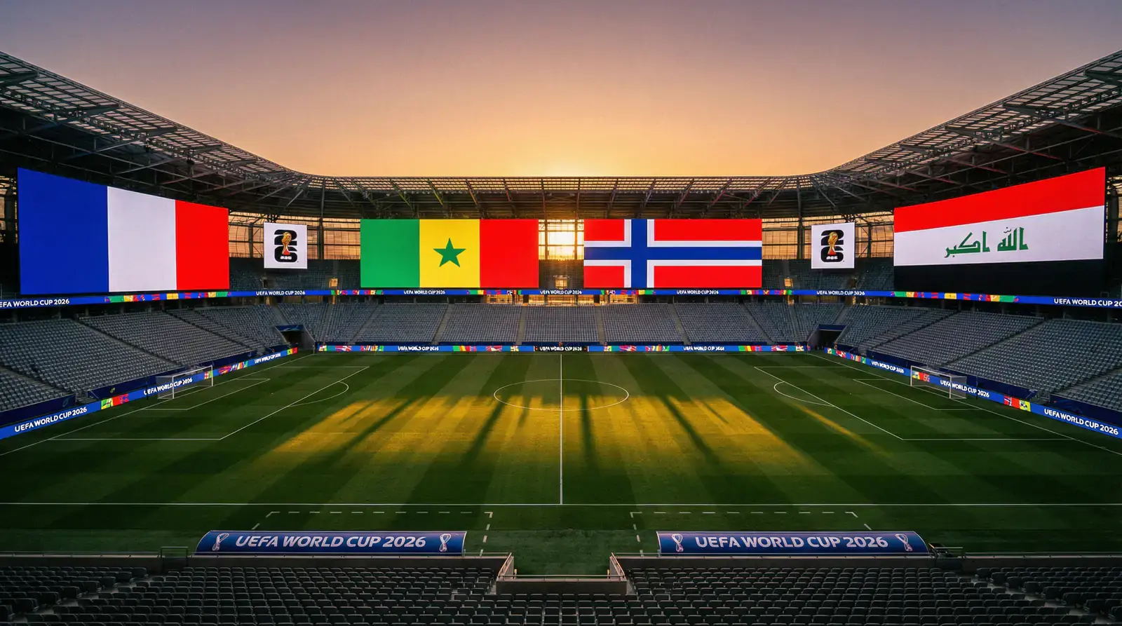 VM 2026 Gruppe I med Frankrig, Senegal, Norge og Irak samlet til gruppespil i Nordamerika