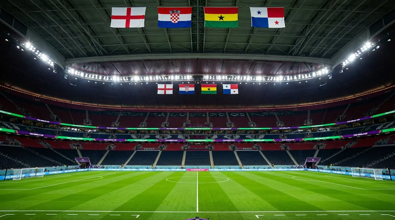 VM 2026 Gruppe L med England, Kroatien, Ghana og Panama i nordamerikansk turnering