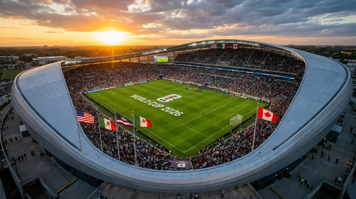 VM 2026 turneringsoversigt med 48 hold fordelt i 12 grupper på tværs af tre værtslande