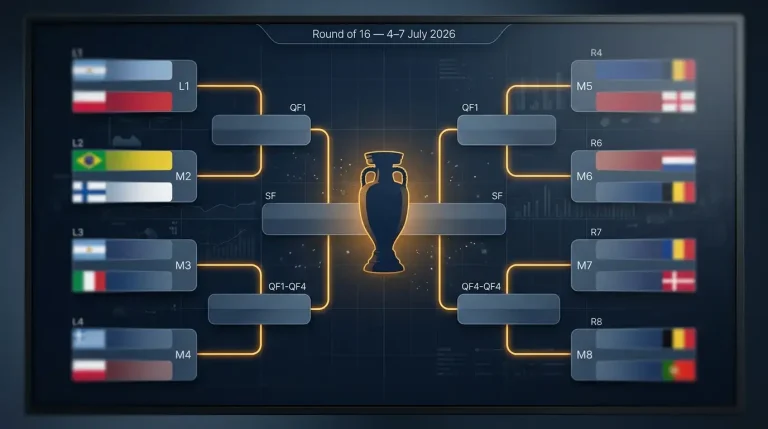 VM 2026 1/8-Finale Overblik: Bracket, Odds og Otte Knockout-Kampe